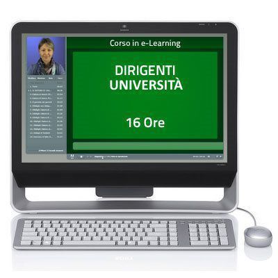 Corso e-Learning Corso online - Dirigenti Università - Sicurezza sul lavoro - 16 ore