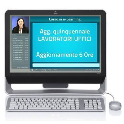 Corso e-Learning Corso online - Lavoratori Uffici - Aggiornamento giuridico - 6 ore