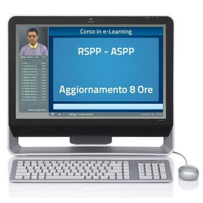 e-Learning: Corso online - RSPP-ASPP aggiornamento 8 ore - Nuovi presidi di sicurezza - Tutti i settori