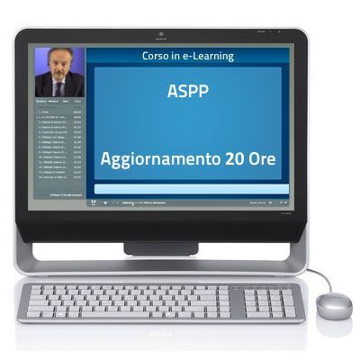 e-Learning: Corso online - ASPP - Aggiornamento 20 ore - Tutti i settori