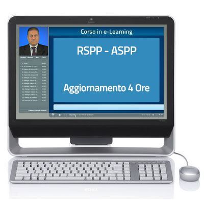 e-Learning: Corso online - RSPP-ASPP aggiornamento 4 ore - Rischi comportamentali e sociali - Tutti i settori