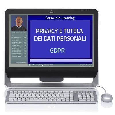 Corso e-Learning Corso online - Privacy GDPR - Tutela dei dati personali - 3 ore
