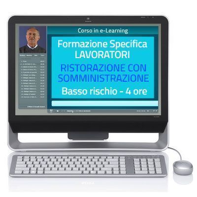Corso Corso online - Lavoratori - Formazione specifica Basso rischio Ristorazione con somministrazione - 4 ore