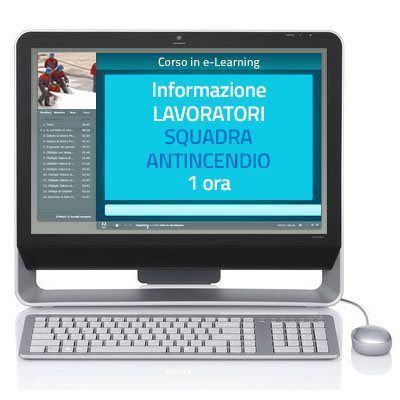 Corso e-Learning Corso online - La squadra antincendio - 1 ora
