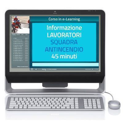 e-Learning: Corso online - La squadra antincendio - 45 minuti